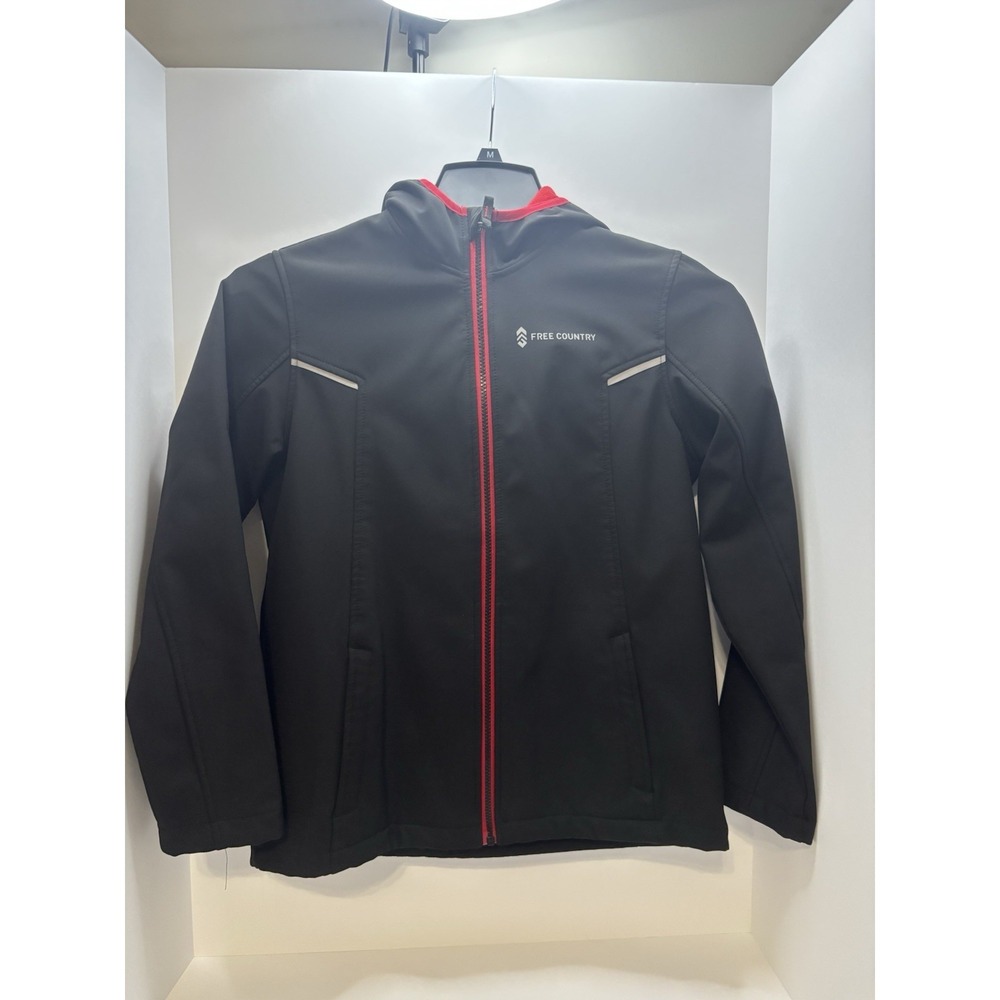 Free‎ Country Soft Shell Youth 14/16 Lined Hooded Windbreaker Jacket
